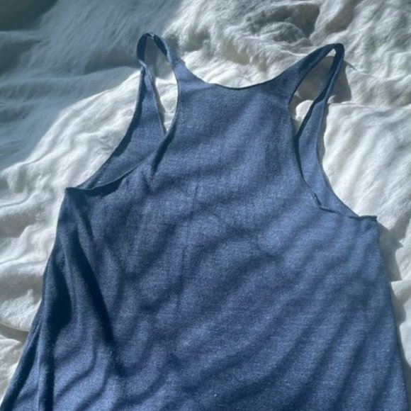 A Grey Loose Fit Tank Top - Picture 2 of 2